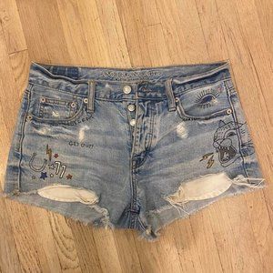 1 of a Kind Denim Shorts